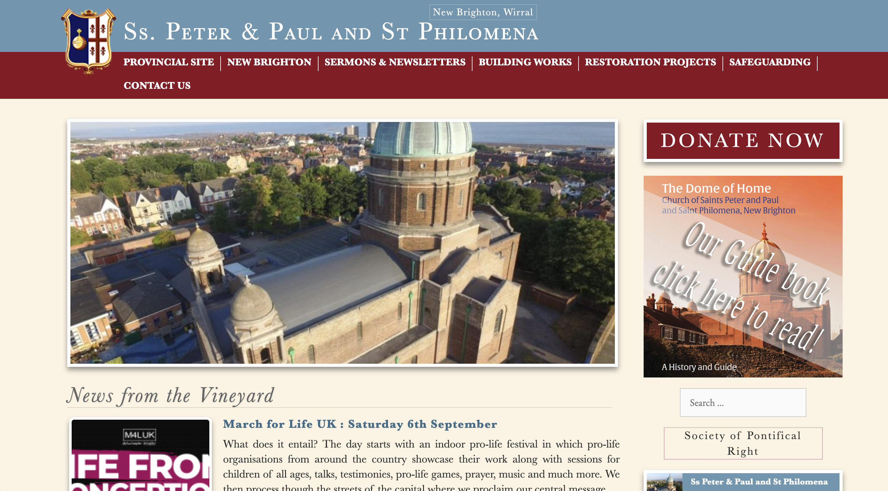 Visit the new Dome of Home website